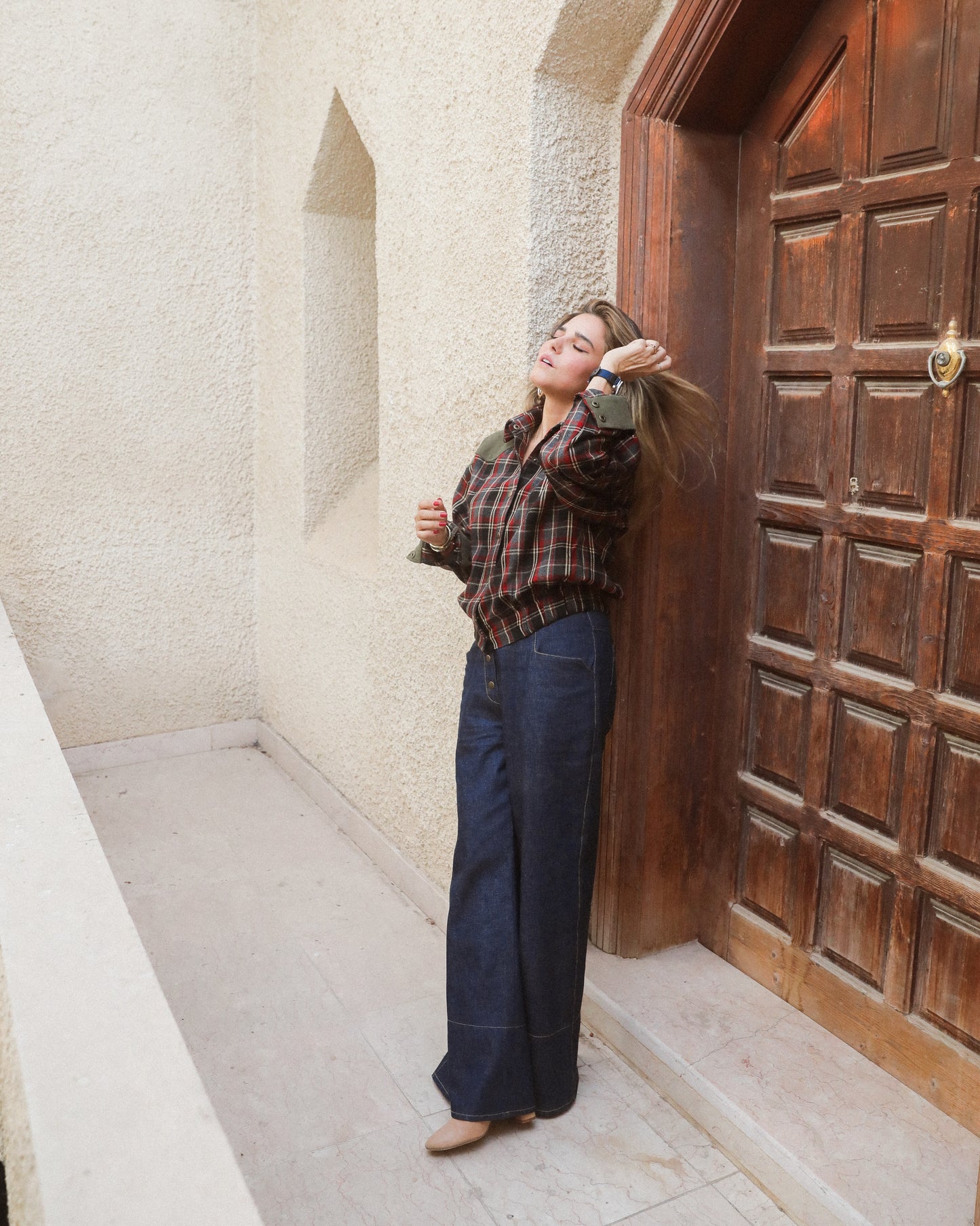 SOULBYSOGOL PLAID JACKET