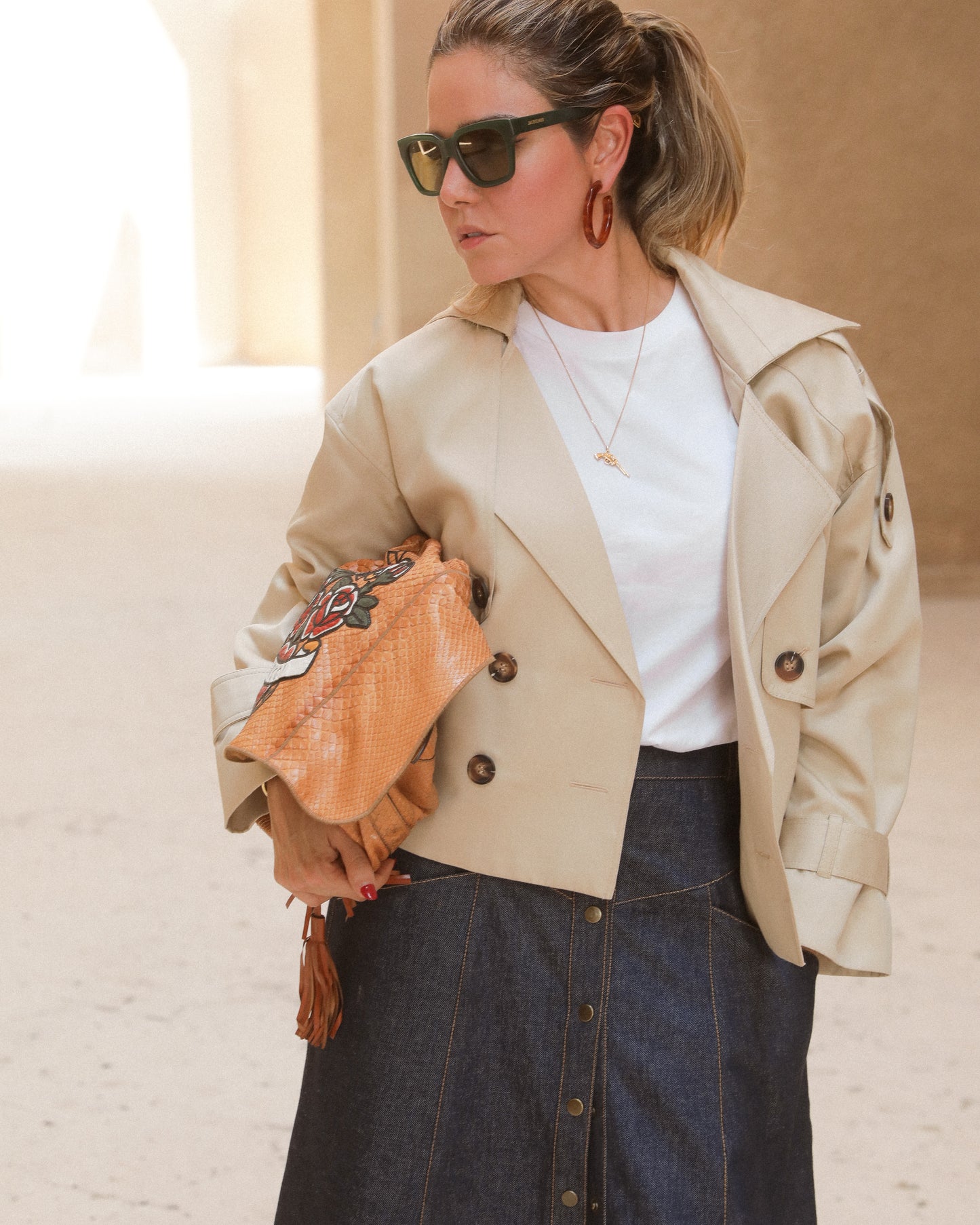 SOULBYSOGOL SAND SCRIPT COAT