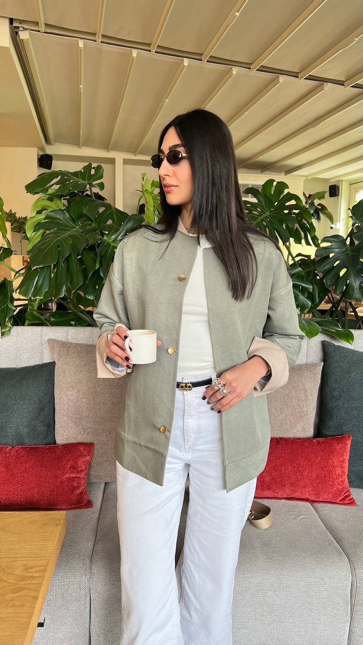 QUIM SAJE LINEN DRAGONFLY COAT