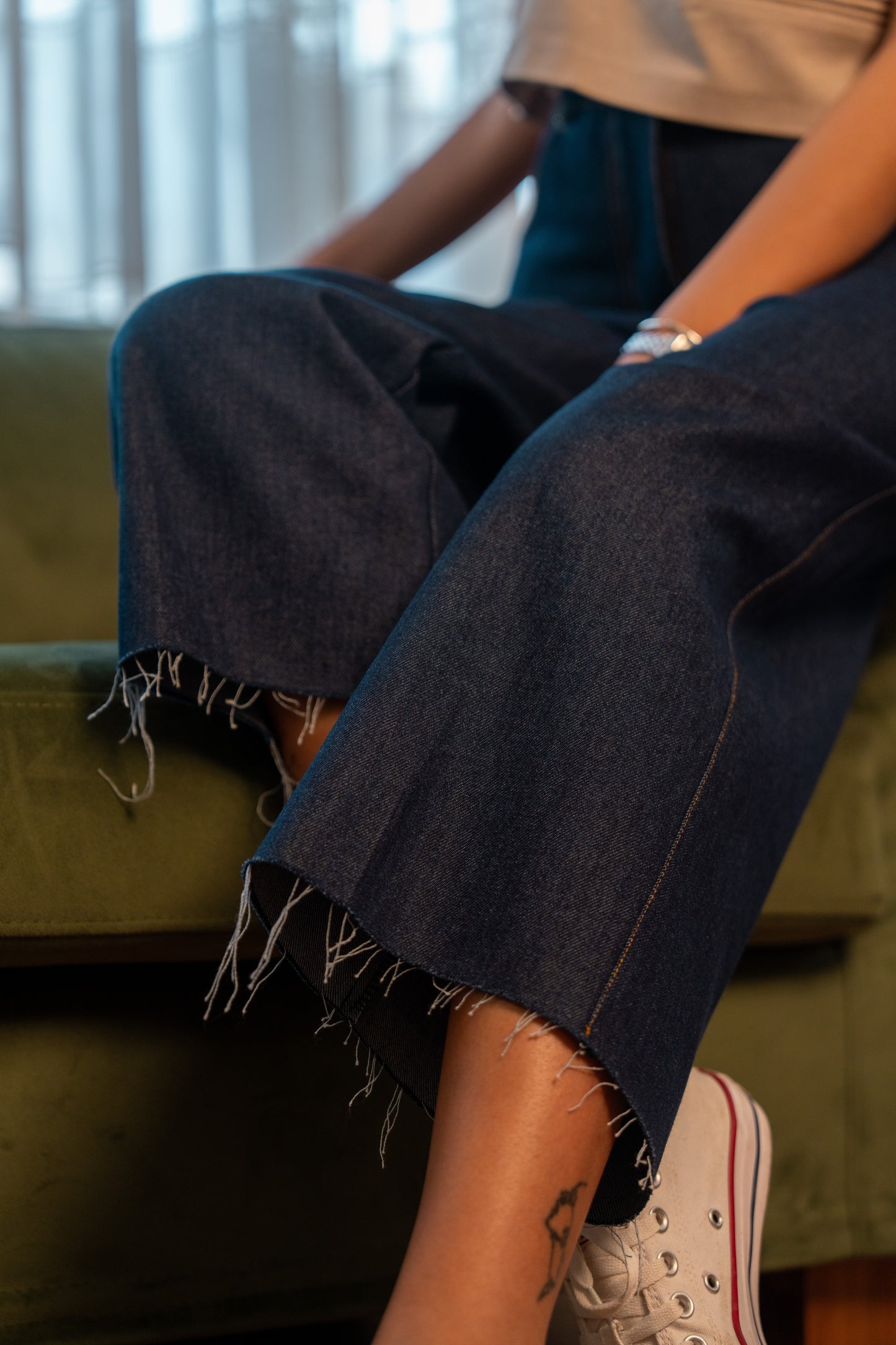 SERICA GANDOM DENIM PANTS