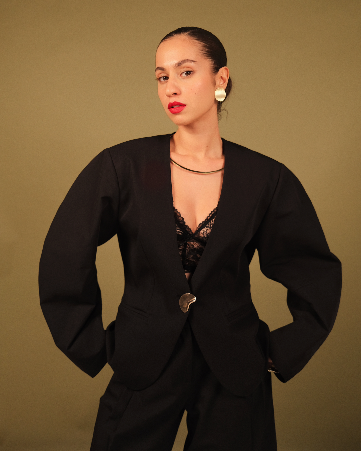 MIRA CHIC OFF black COAT