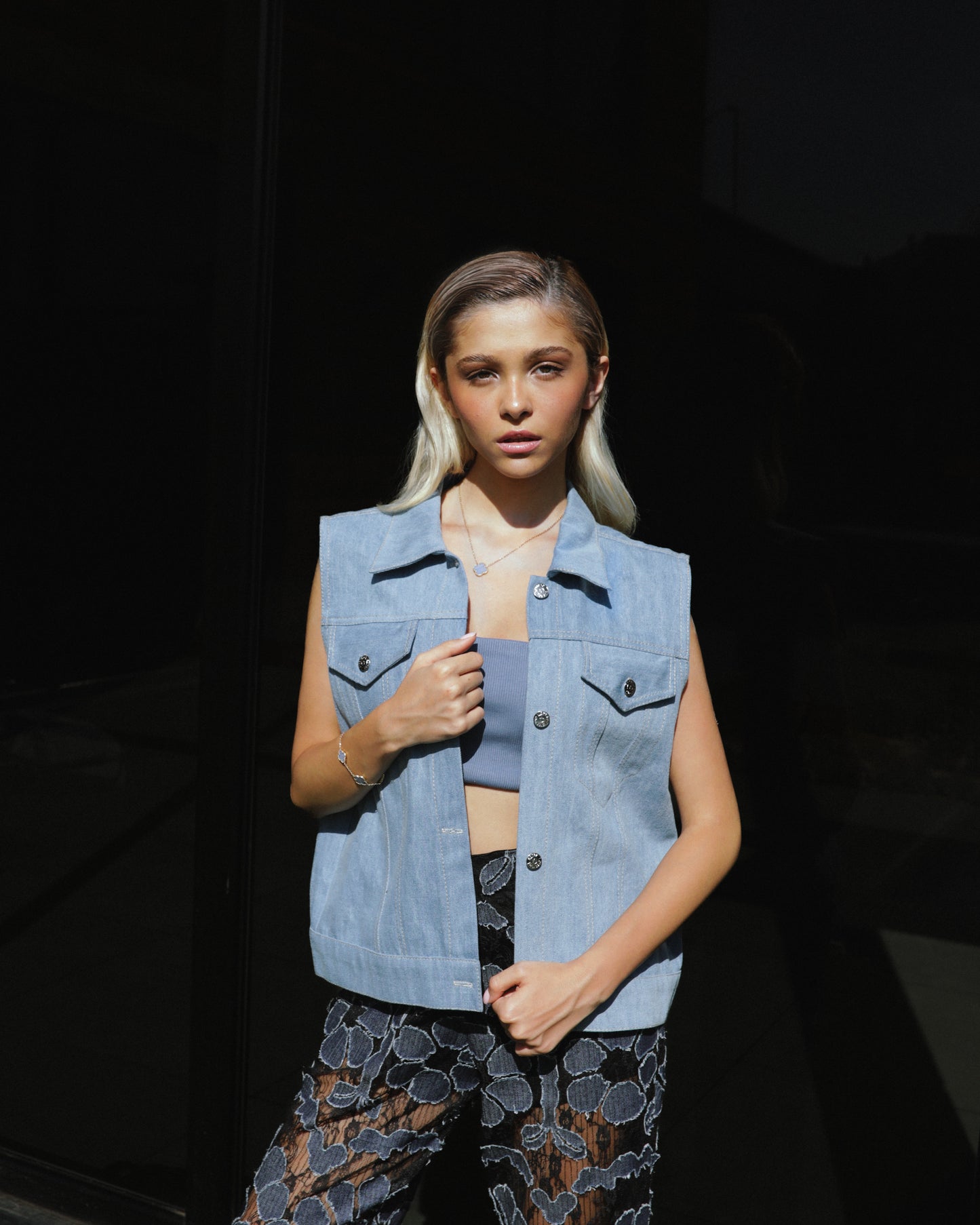DARBAS LIGHT BLUE FLYING KEYS VEST