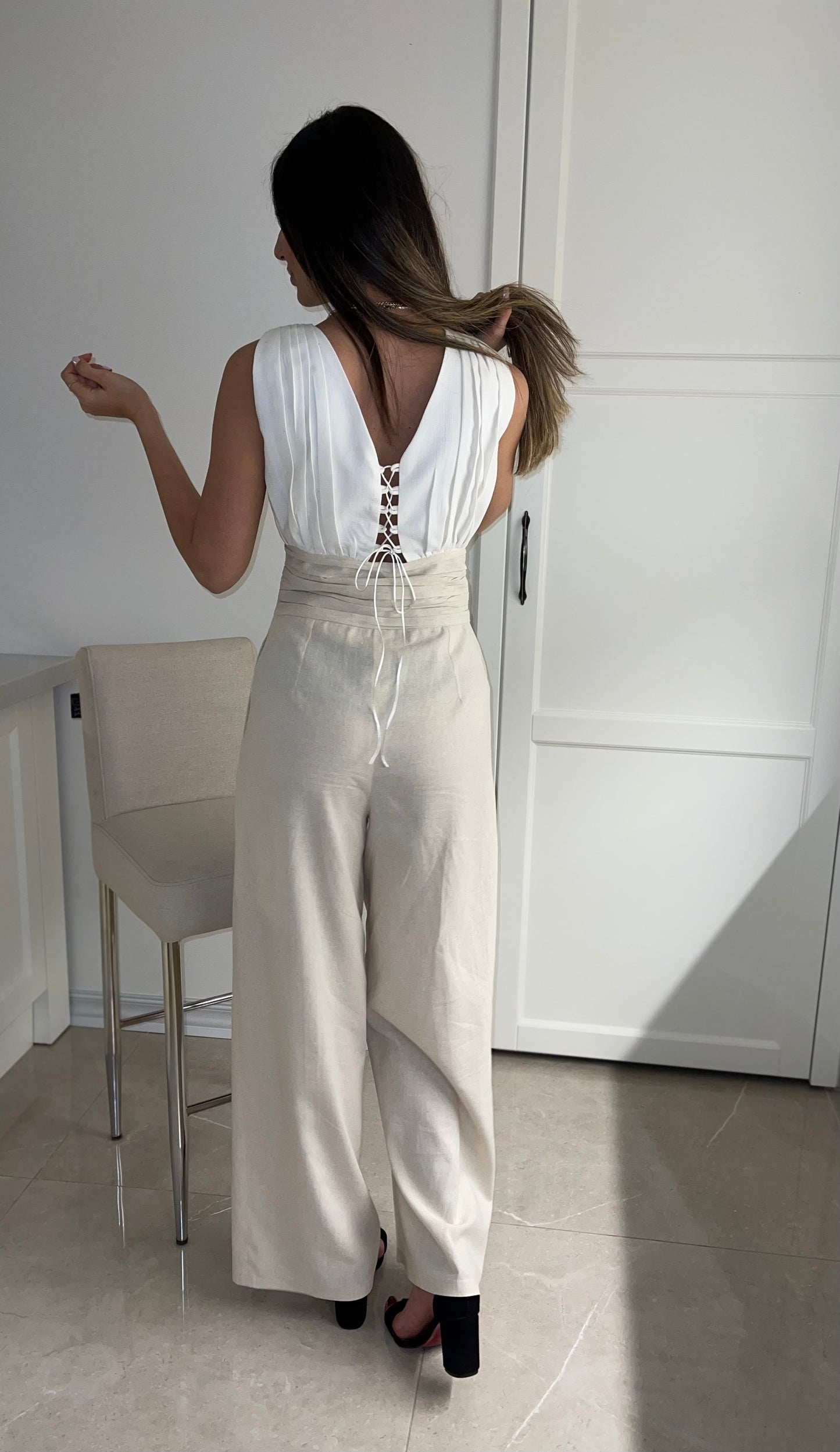 QUIM LINEN JUMPSUIT