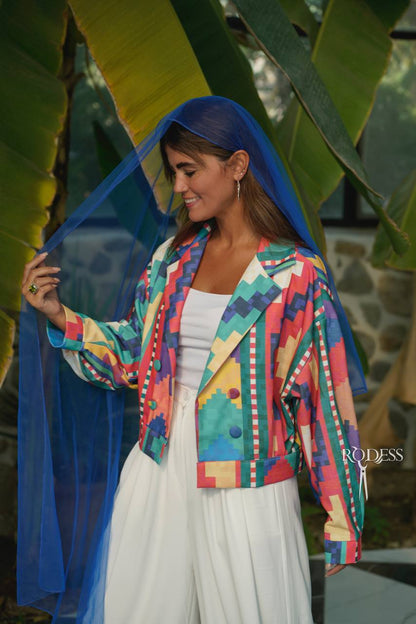 RODESS DRAMATIC CROP COAT