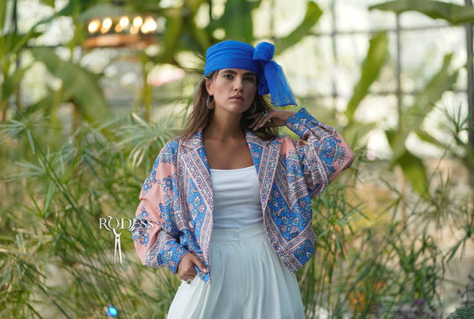 RODESS BOHO LINEN COAT