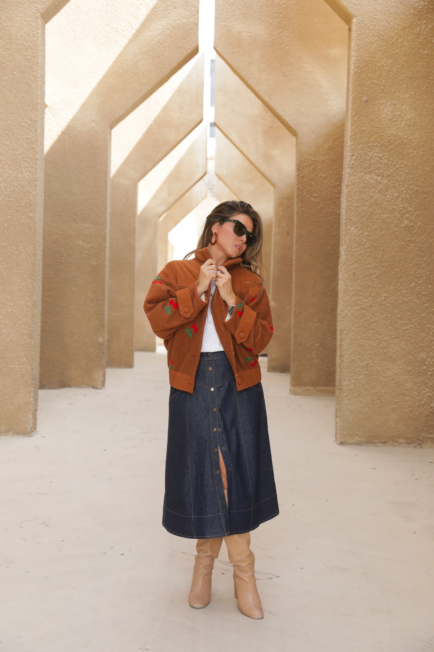 SOULBYSOGOL WILD DENIM SKIRT
