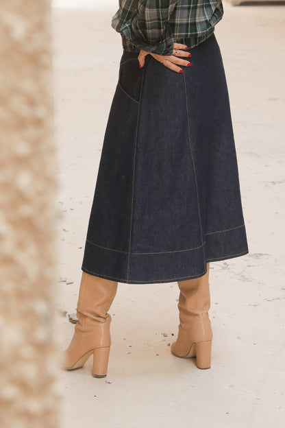 SOULBYSOGOL WILD DENIM SKIRT