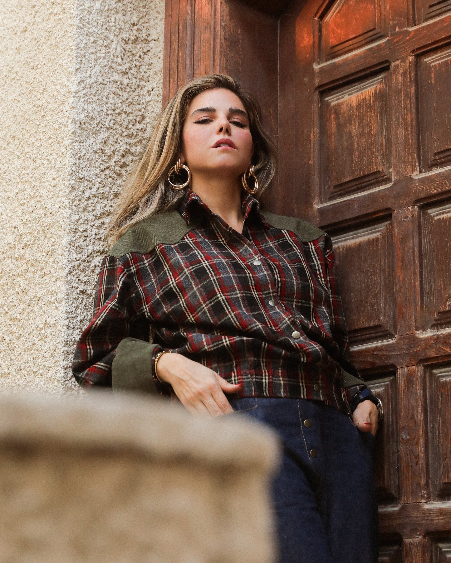 SOULBYSOGOL PLAID JACKET