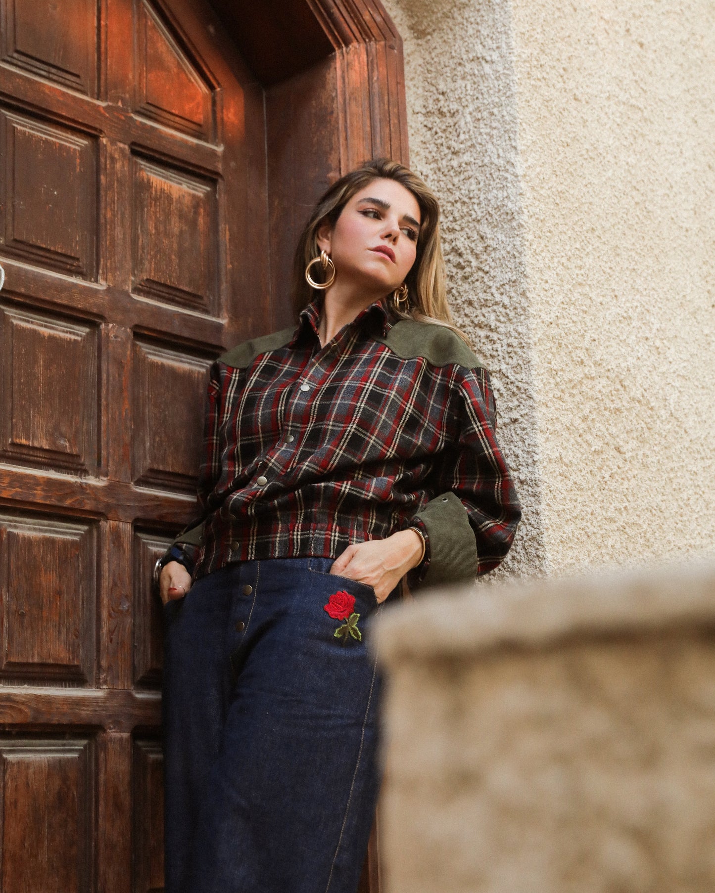 SOULBYSOGOL PLAID JACKET