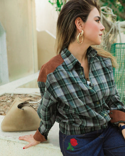 SOULBYSOGOL TARTAN JACKET