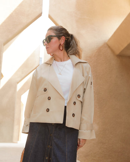SOULBYSOGOL SAND SCRIPT COAT