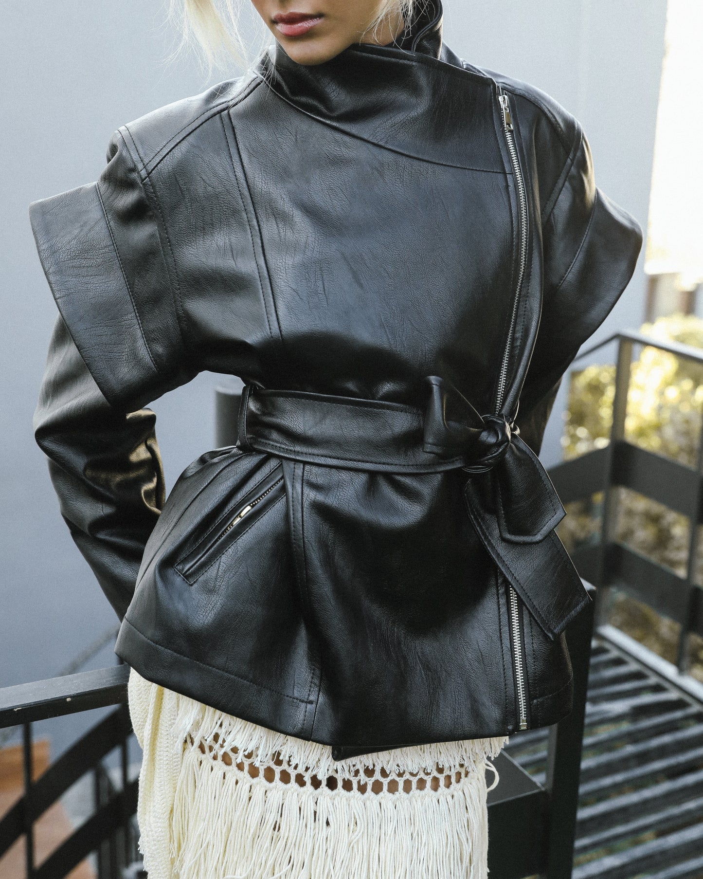 SERICA NAKHL LEATHER JACKET