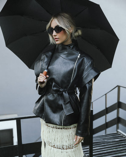 SERICA NAKHL LEATHER JACKET