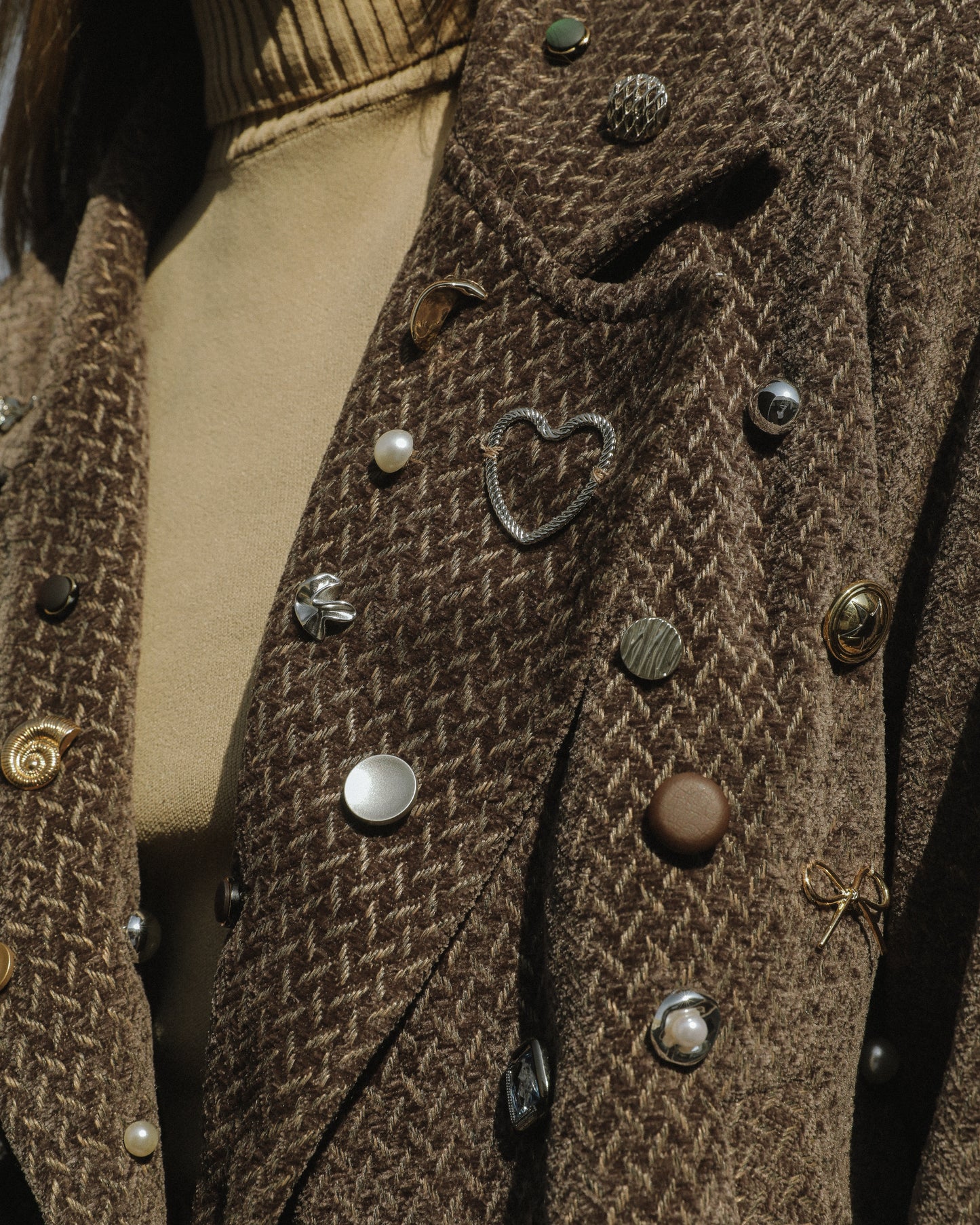 DARBAS VELVET SHUFFLE COAT