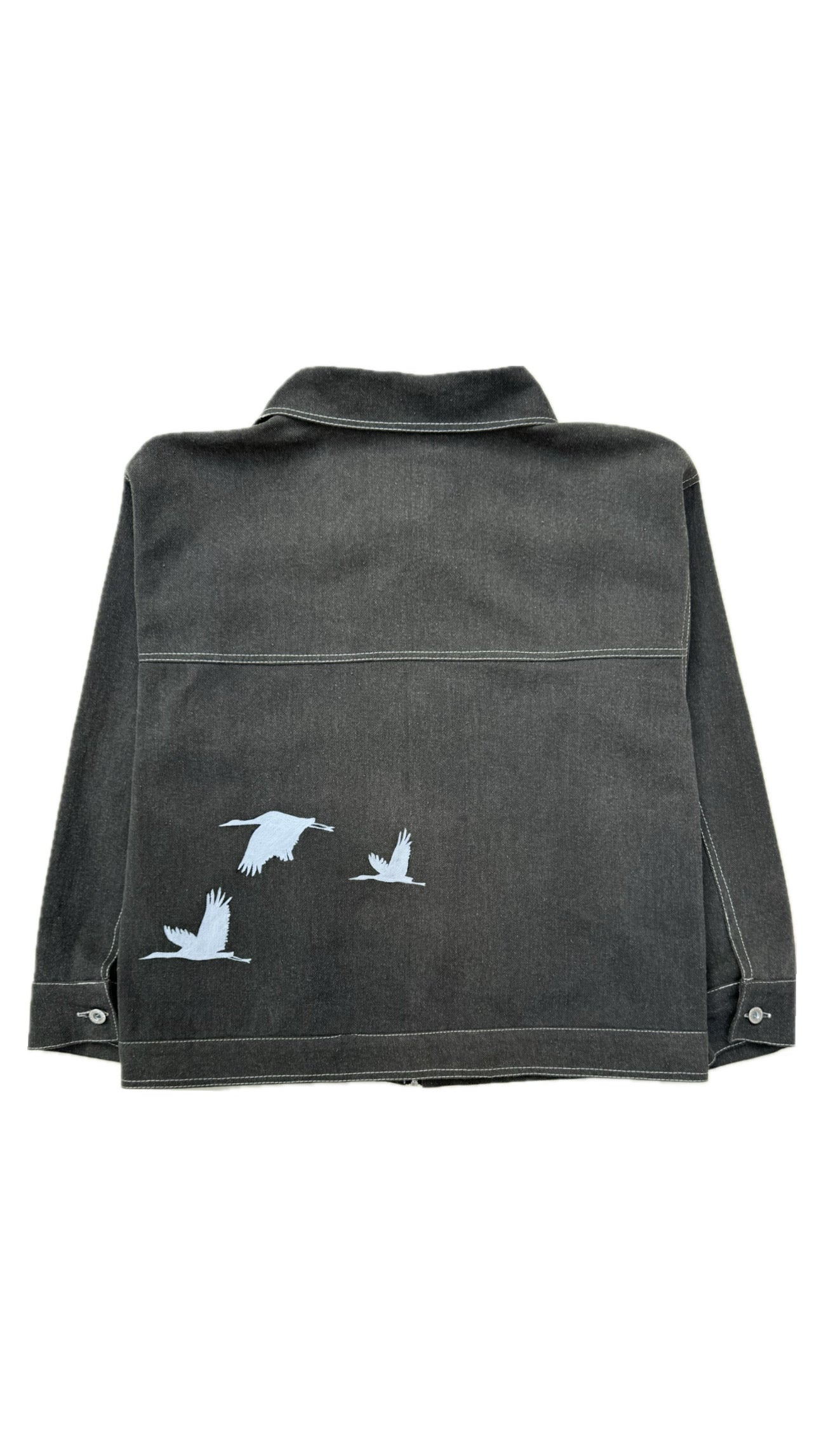 DARBAS GOOSE BLACK DENIM JACKET