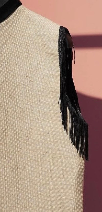 TAAJI CREAM CHICKS VEST