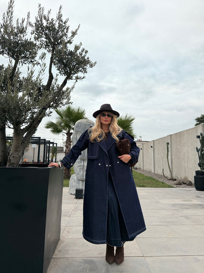 PEONY LONG JEAN  JACKET