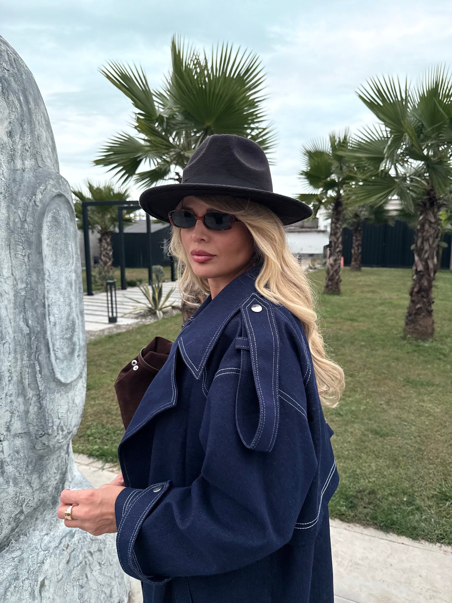 PEONY LONG JEAN  JACKET