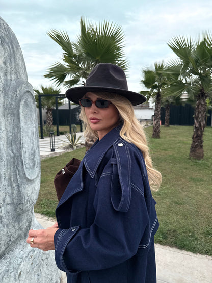 PEONY LONG JEAN  JACKET