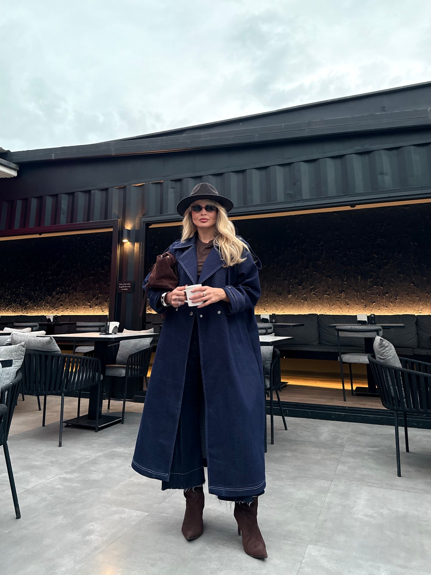 PEONY LONG JEAN  JACKET