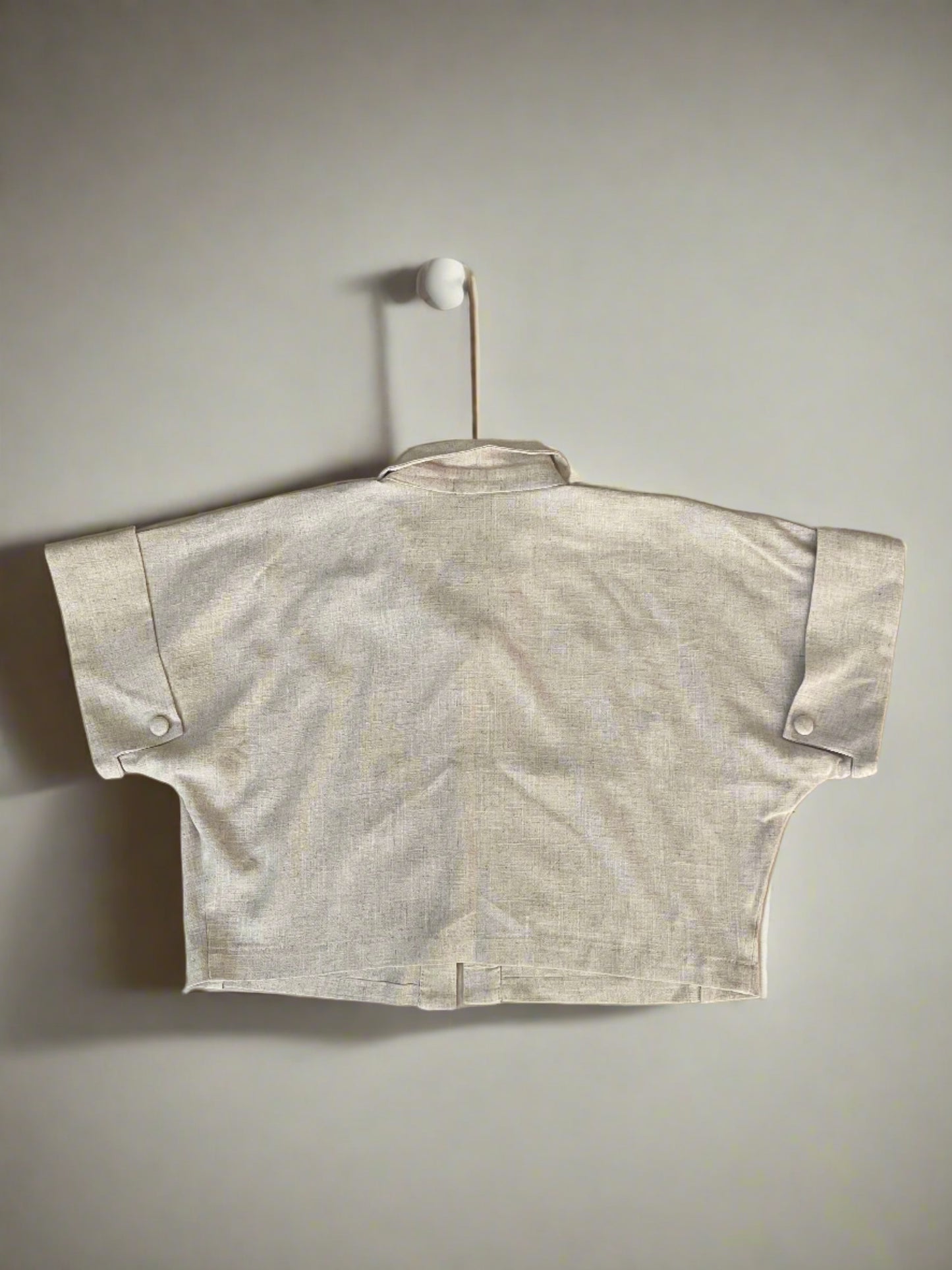 PALMA RIPPED LINEN SHIRT