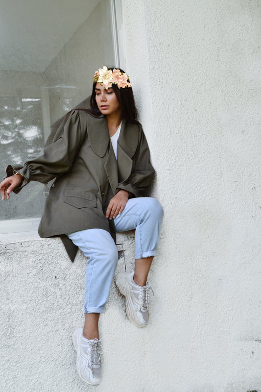 AIOLEH LOOK LINEN COAT