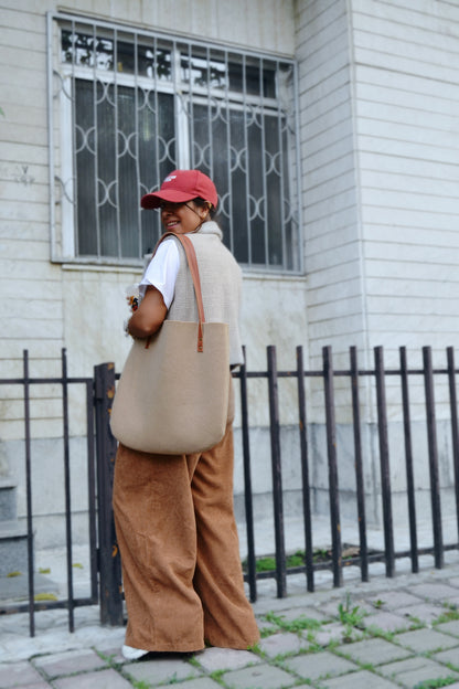 AIOLEH EMBROIDERD  FLEECE VEST